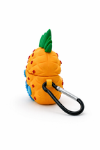 Pineapple-Shaped AirPods Case – Cute Silicone Cover with Keychain