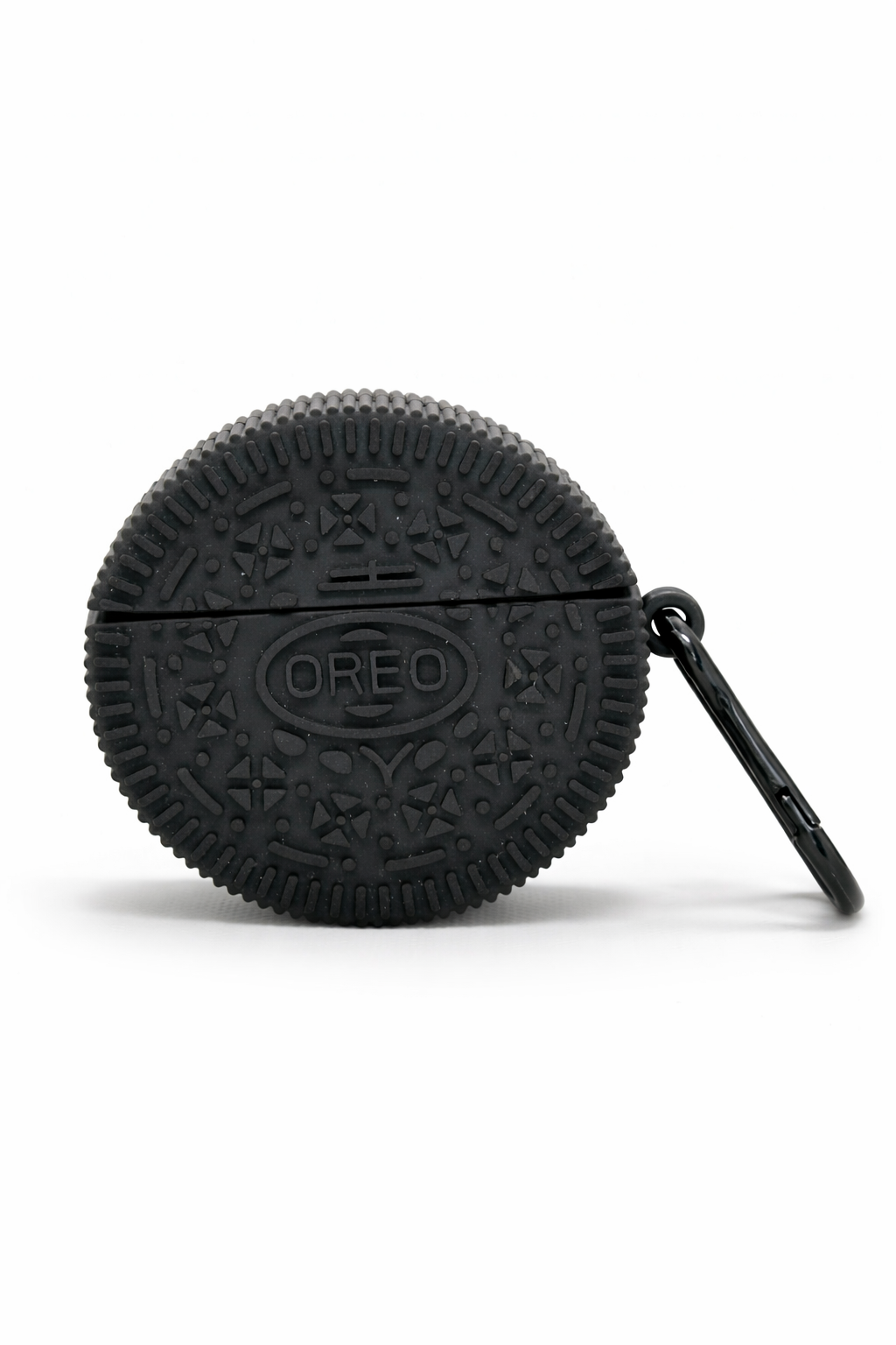 Oreo-Shaped AirPods Case – Cute Silicone Cover with Keychain