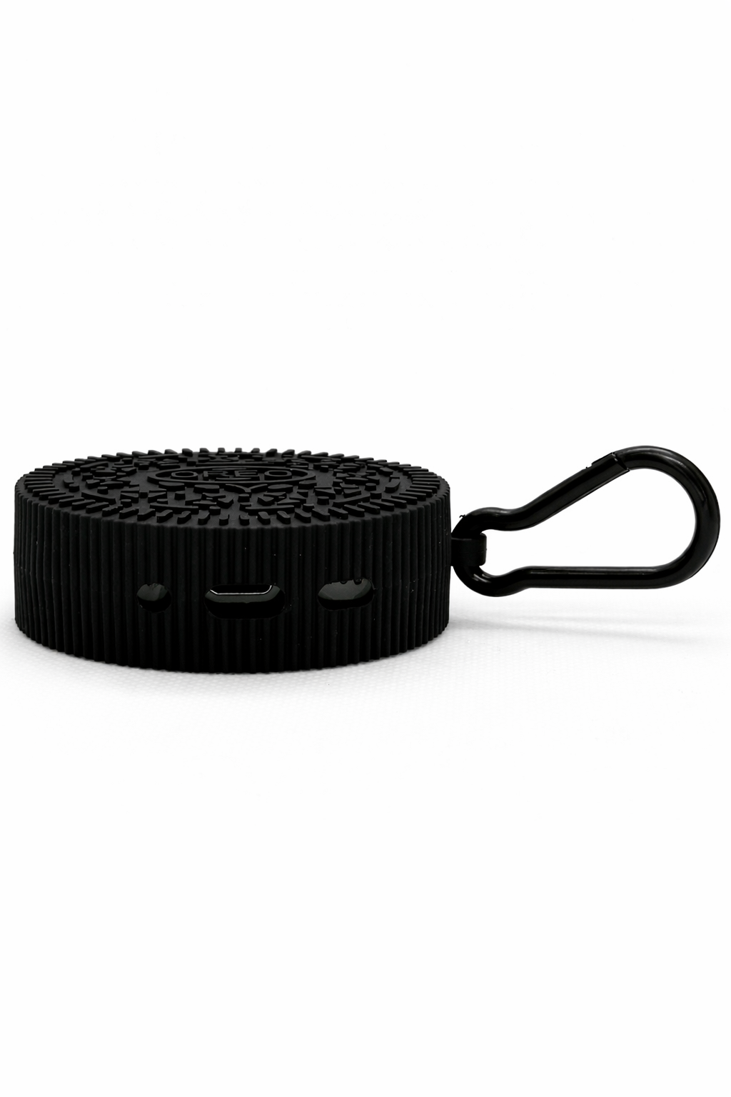 Oreo-Shaped AirPods Case – Cute Silicone Cover with Keychain