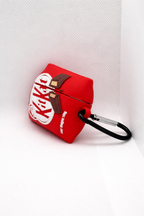KitKat-Shaped AirPods Case – Silicone Cover with Keychain
