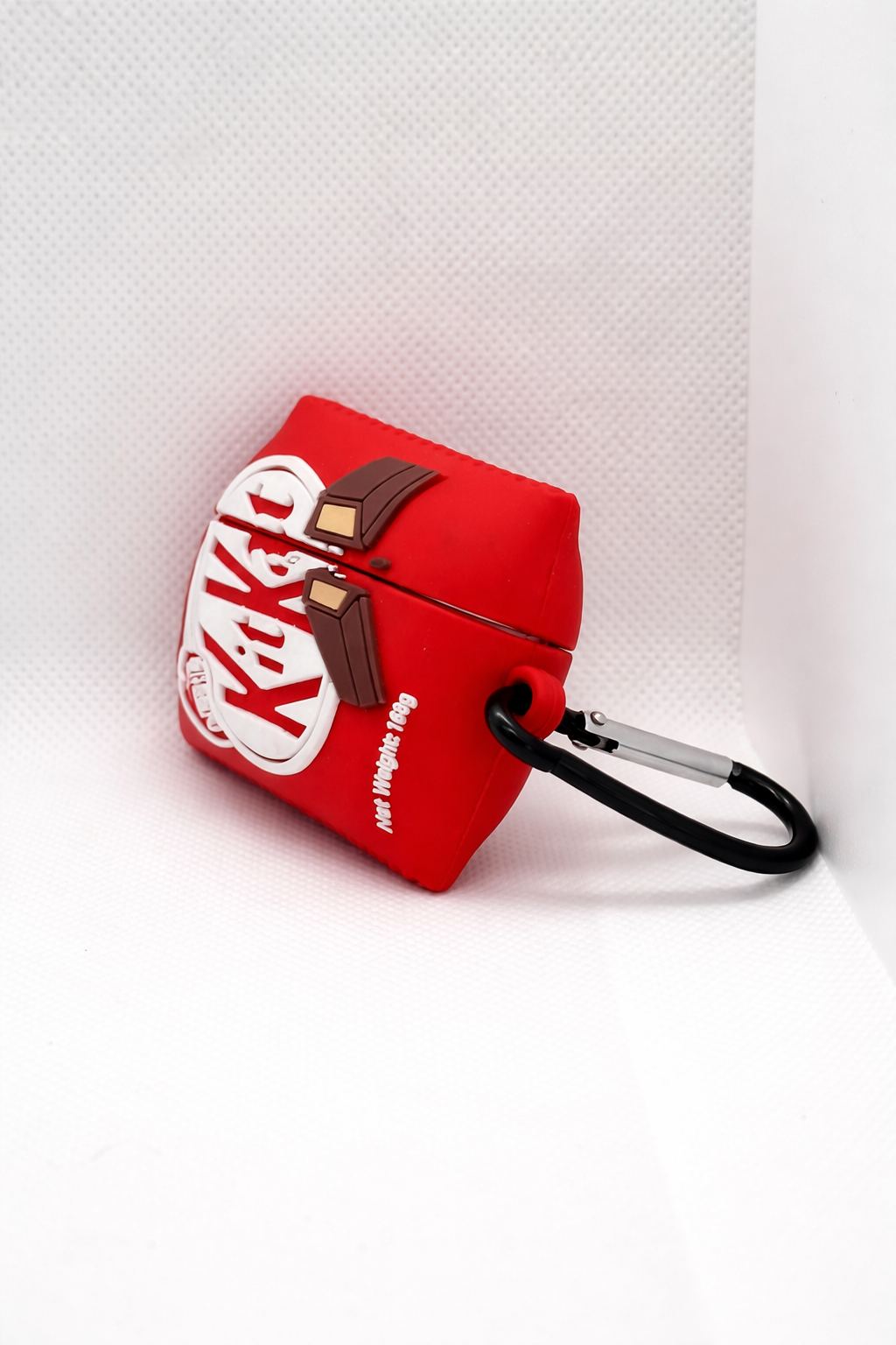 KitKat-Shaped AirPods Case – Silicone Cover with Keychain
