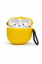 Banana-Shaped AirPods Case – Cute Silicone Cover with Keychain