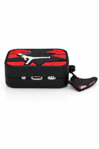 Silicone AirPods Case with Sneaker Charm for Protection and Easy Carry
