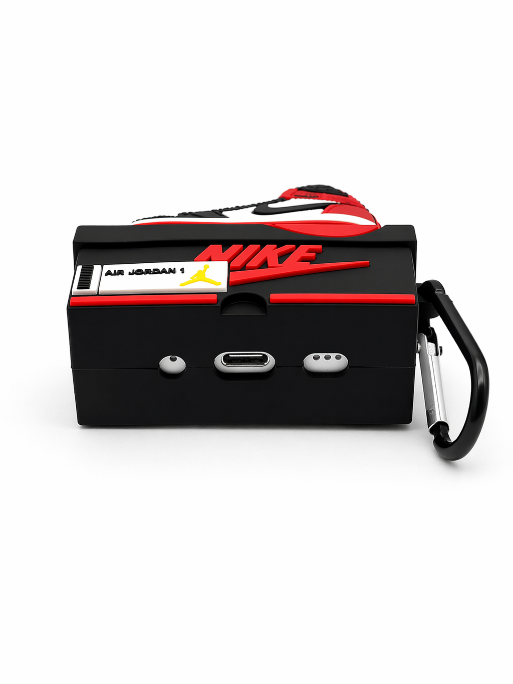 Sneaker-Shaped Wireless Airpods Case with Keychain