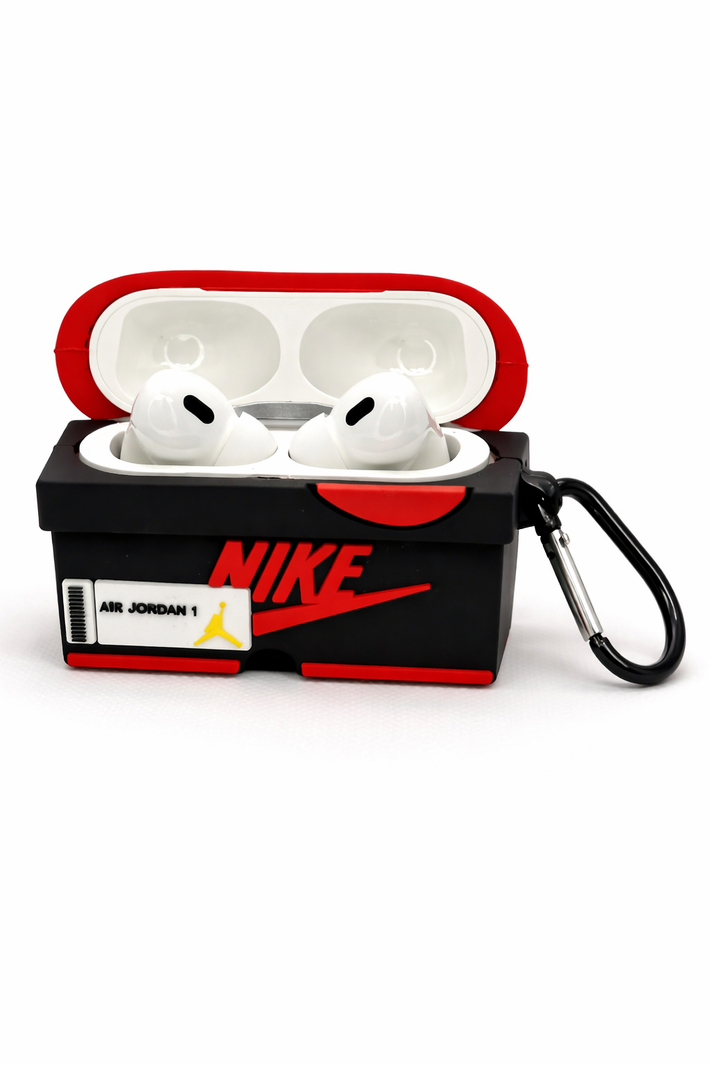 Sneaker-Shaped Wireless Airpods Case with Keychain
