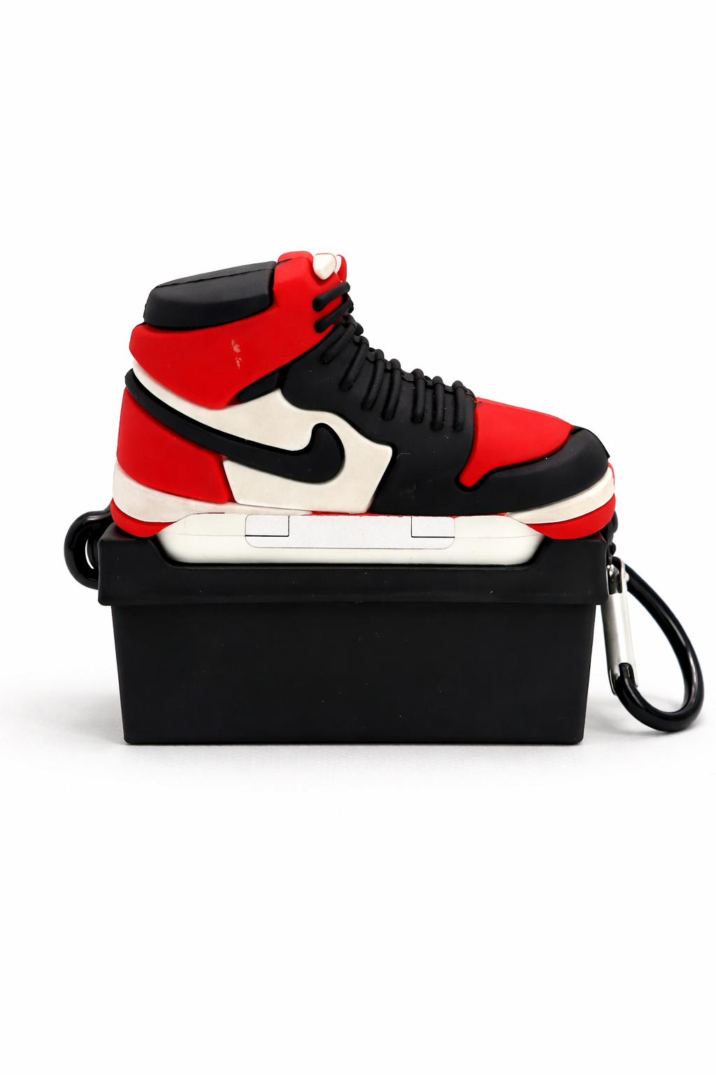Sneaker-Shaped Wireless Airpods Case with Keychain