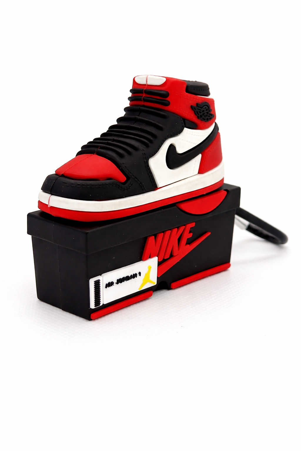 Sneaker-Shaped Wireless Airpods Case with Keychain
