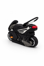 Motorcycle-Shaped Wireless Airpods Case with Keychain