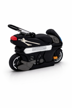 Motorcycle-Shaped Wireless Airpods Case with Keychain