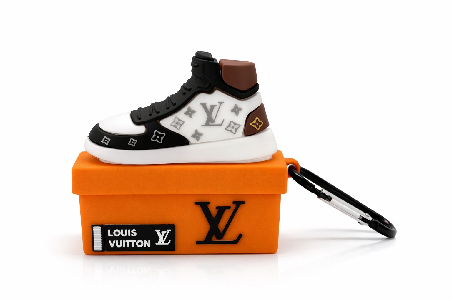 High-Top Sneaker-Shaped Wireless Airpods Case with Keychain