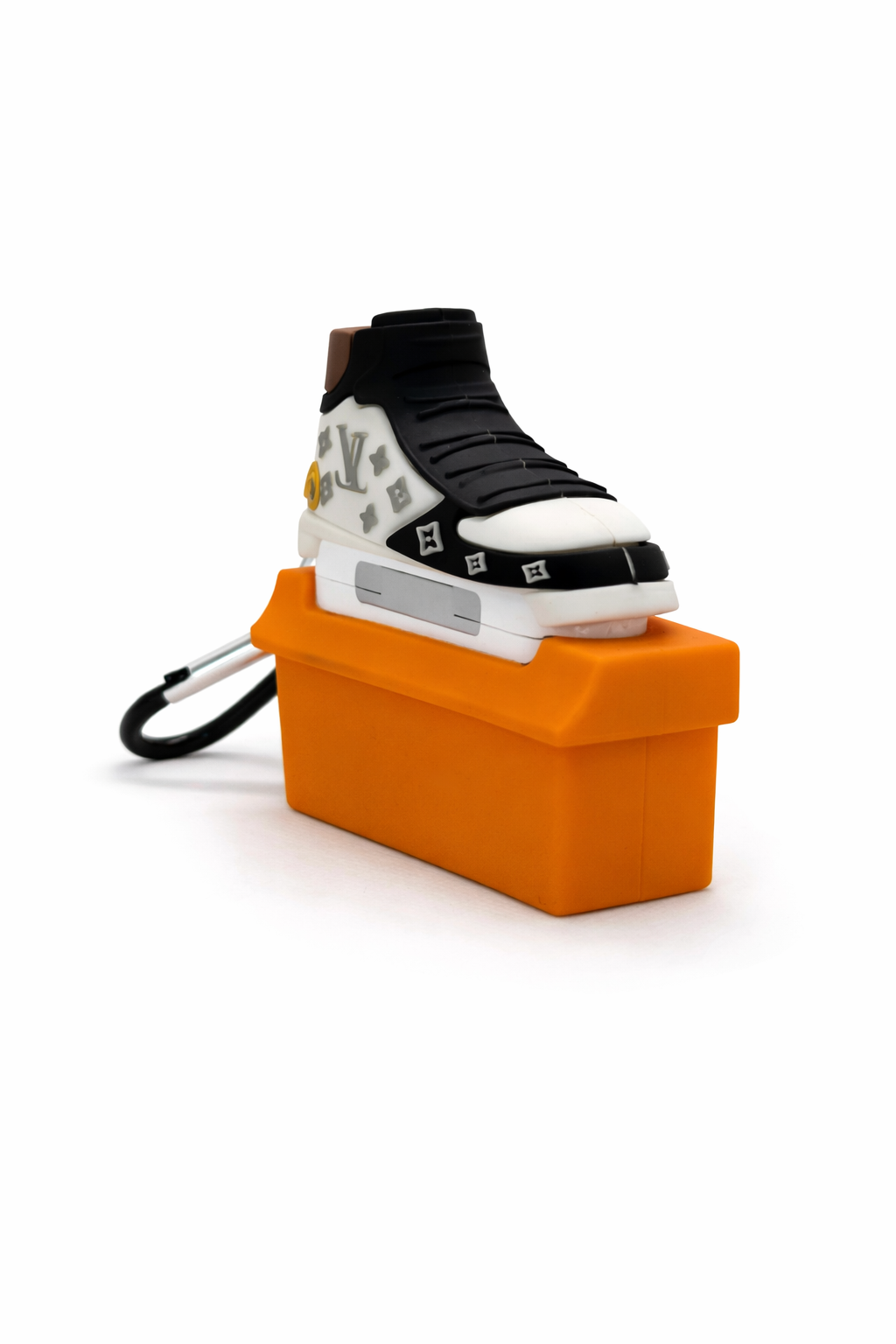 High-Top Sneaker-Shaped Wireless Airpods Case with Keychain