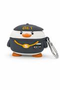 Cartoon Duck-Shaped Wireless Airpods Case with Keychain