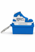 Shoe-Shaped Keychain Case for AirPods with Durable Silicone Design