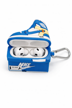 Shoe-Shaped Keychain Case for AirPods with Durable Silicone Design