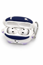 Astronaut Shaped AirPods Case with Keychain, Soft Silicone Design