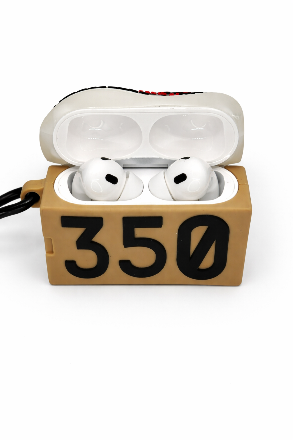 Sneaker Shaped AirPods Case with Keychain, Soft Silicone Protection