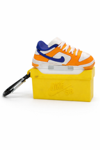 Sneaker Box Shaped AirPods Case with Keychain, Durable Silicone Design
