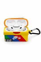 Sneaker Box Shaped AirPods Case with Keychain, Durable Silicone Design