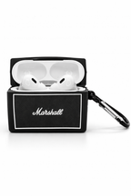 Speaker Shaped AirPods Case with Keychain, Soft Silicone Protection