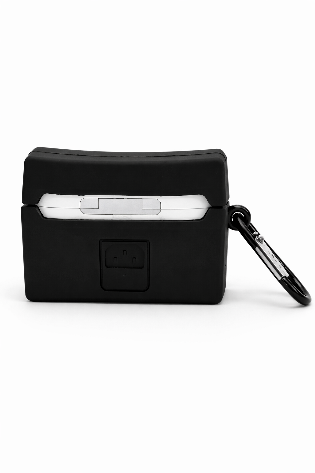 Speaker Shaped AirPods Case with Keychain, Soft Silicone Protection