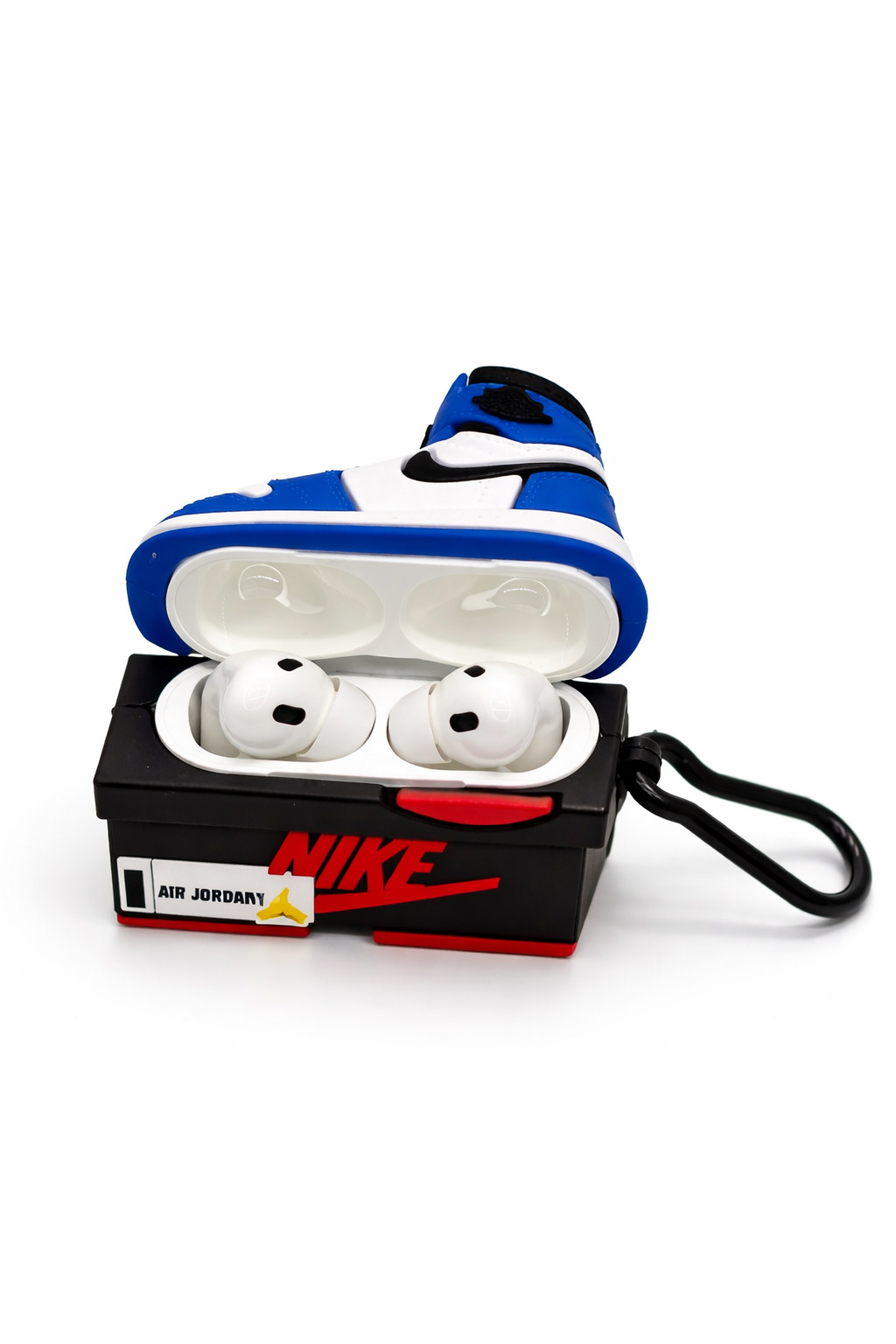Sneaker-Inspired Wireless Airpods Case with Keychain